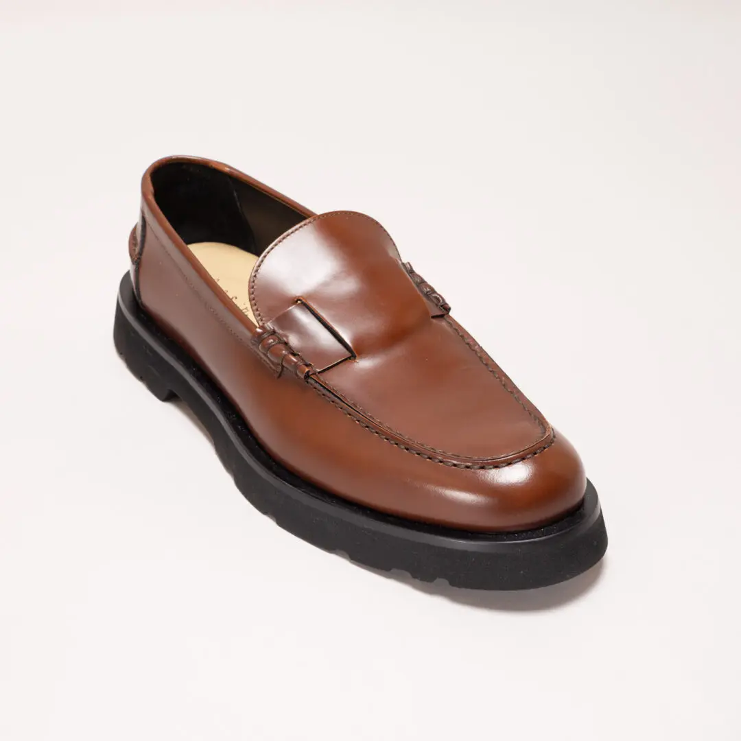 Paul Smith Loafers Size US10 Men Brown Leather Platform Sole