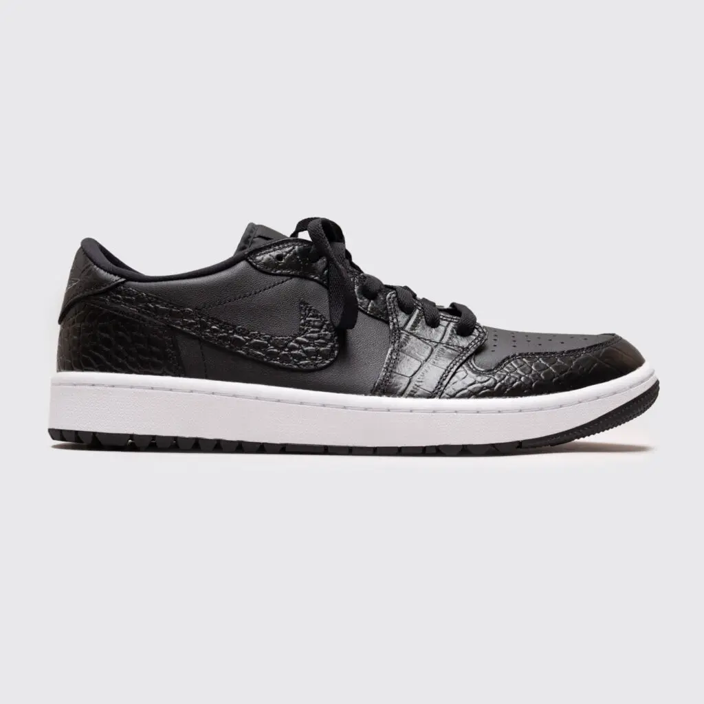 Model DD9315-003, nike air jordan golf black croc low