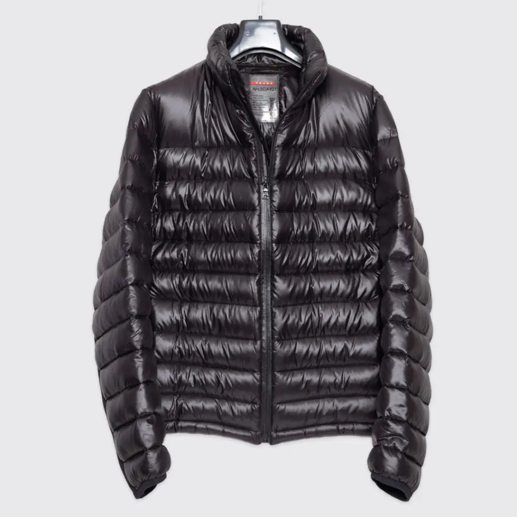 Prada jacket SGA 921 down puffer jacket, black