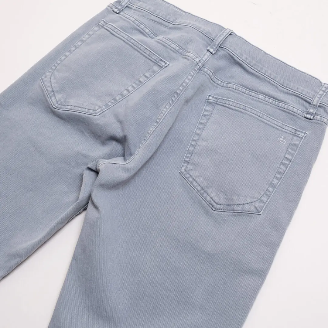 Rag Bone Jeans Size W31 Fit 2 Slim French Blue Stretch Cotton