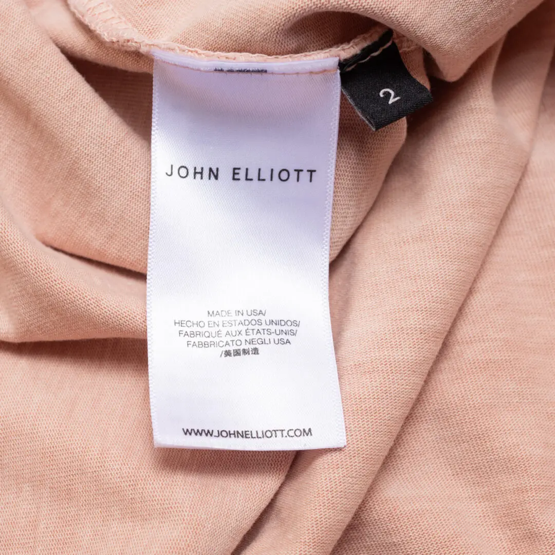 John Elliott Shorts Size M (2) Men Dusty Pink Cotton Drawcord