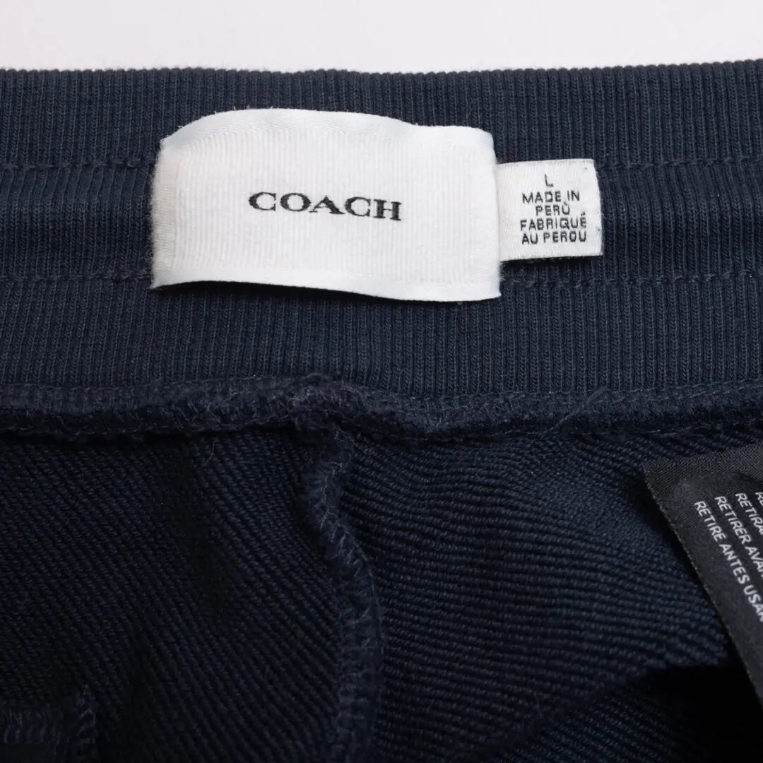 Coach Sweatpants Navy Size L Men Camo Printed Cotton Jogger