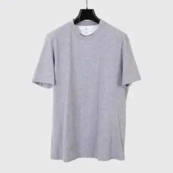 Brunello Cucinelli T-Shirt Size EU52 Regular Fit Gray Crewneck 4