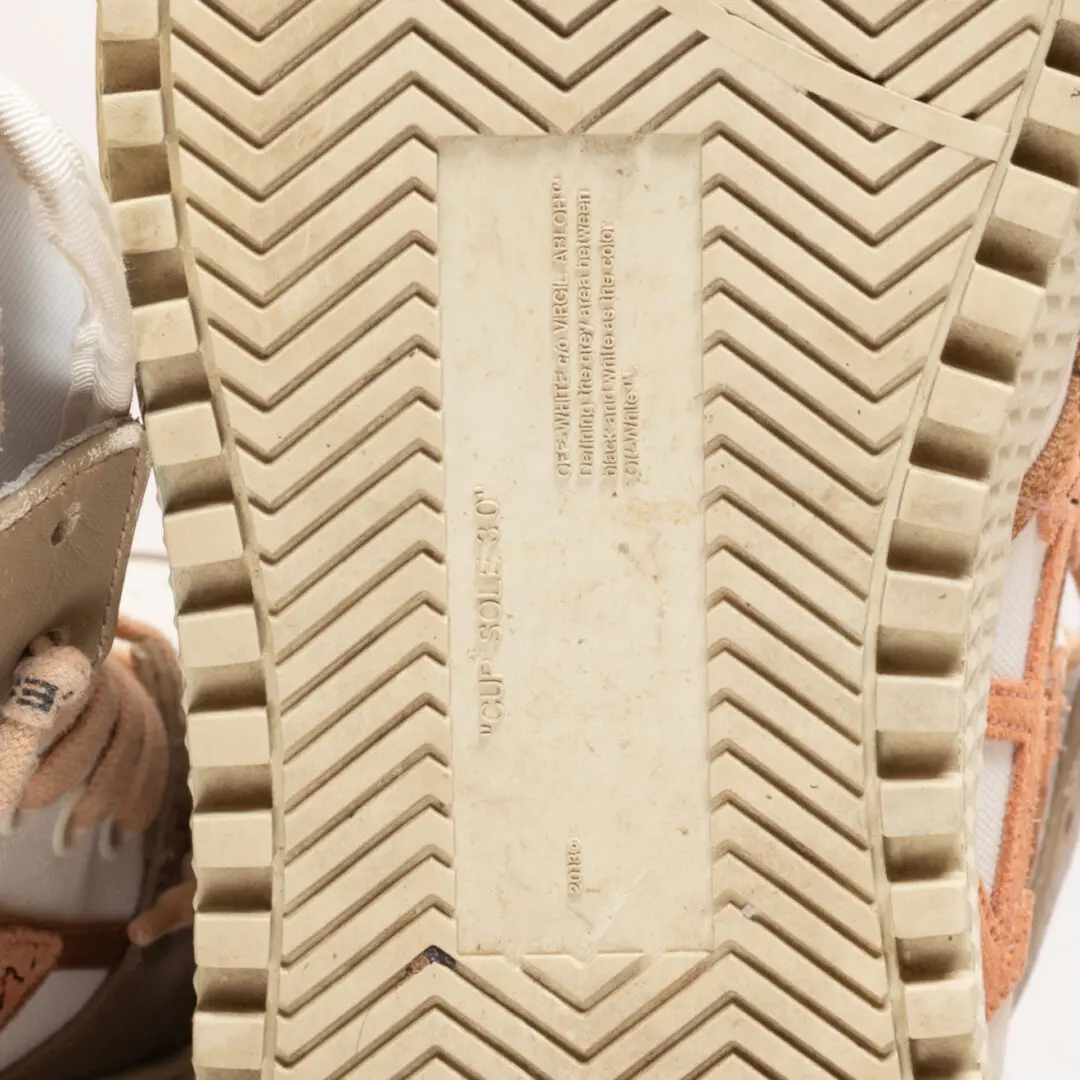 Off-White 3.0 Cup Sole Sneaker Size 11 (EU44) White Beige High Top