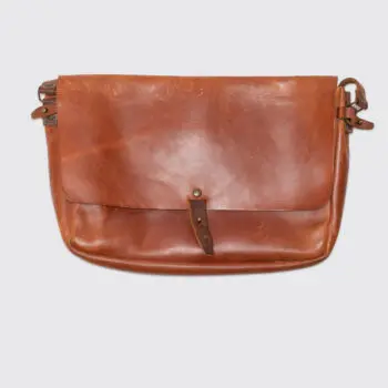 Whipping Post Leather Messenger or Laptop Bag Tan Full Grain 4