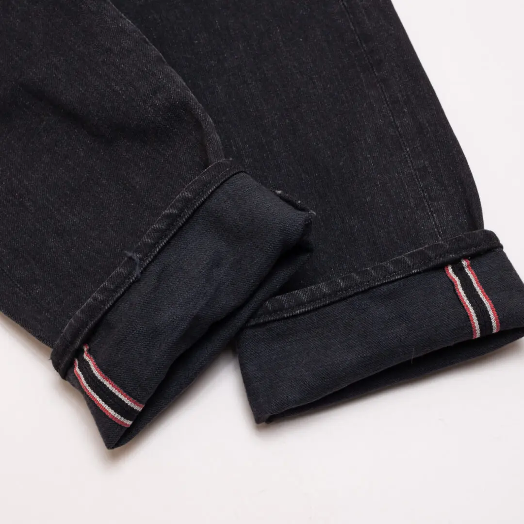 Hiroshi Kato Jean W31 Black The Pen Slim Paul 14oz Selvedge Denim