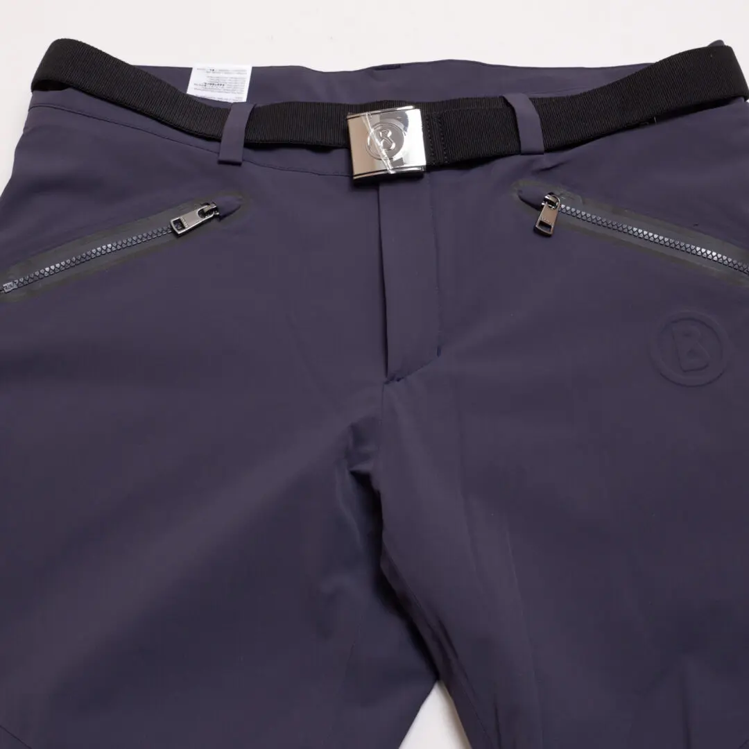 Bogner Ski Pant Size W36 Navy Blue Tim4-T Straight Leg Belted