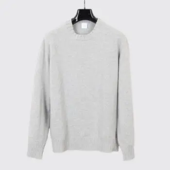 Eleventy Sweater Size M Gray Mid Weight Wool Cashmere Crewneck