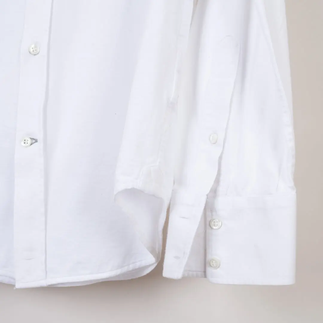 Brunello Cucinelli White Basic Fit Size EU52 Jersey Cotton Shirt