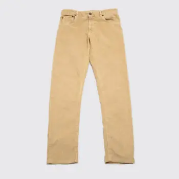 PT Torino 5-Pocket Corduroy Pants Beige Jazz Fit Made in Italy