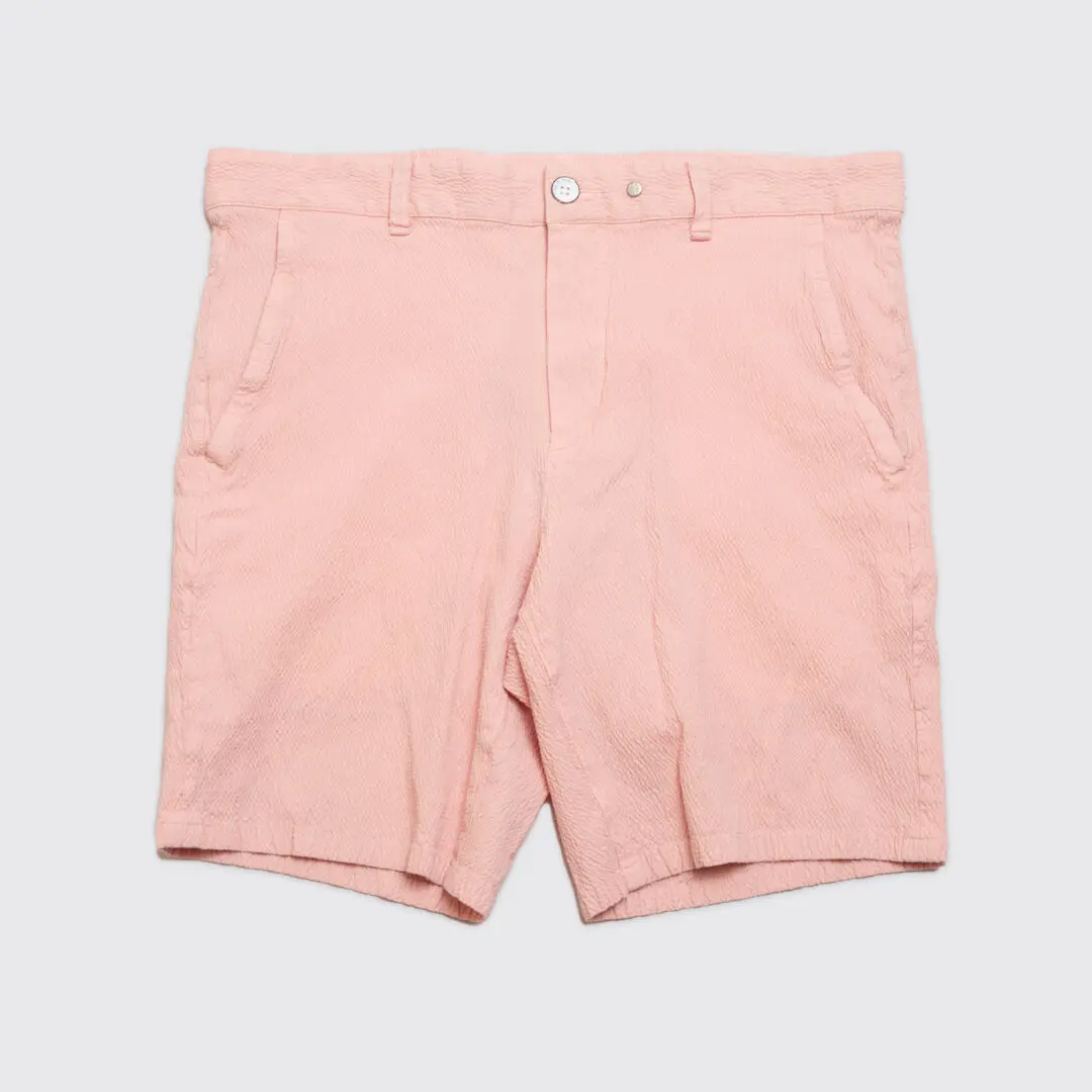 Rag & Bone Short W32 Men Pink Textured Italian Stretch Cotton