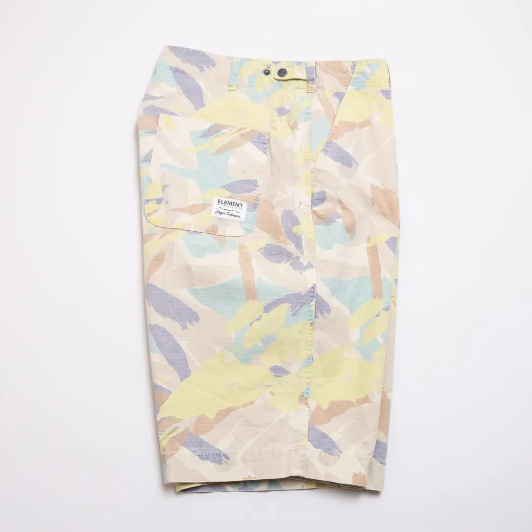 Nigel Cabourn x Element Wolfeboro Short W36 Men Light Wash Camo