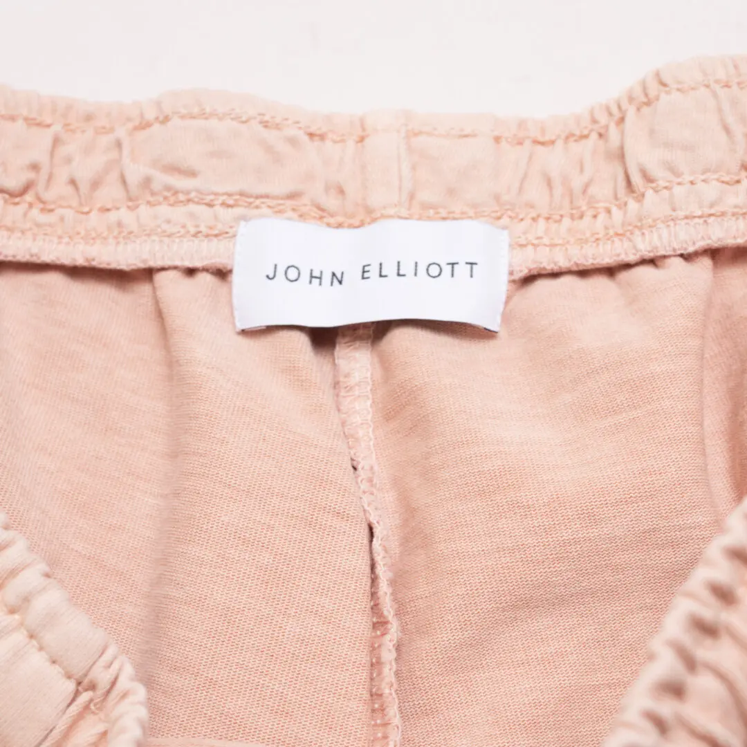 John Elliott Shorts Size M (2) Men Dusty Pink Cotton Drawcord