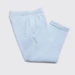 Adsum Pants Light Blue Size XL Men Cotton Pleated Cuffed Chino