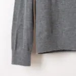Vince Sweater Pewter Gray Size S Men Light Cashmere V Neck