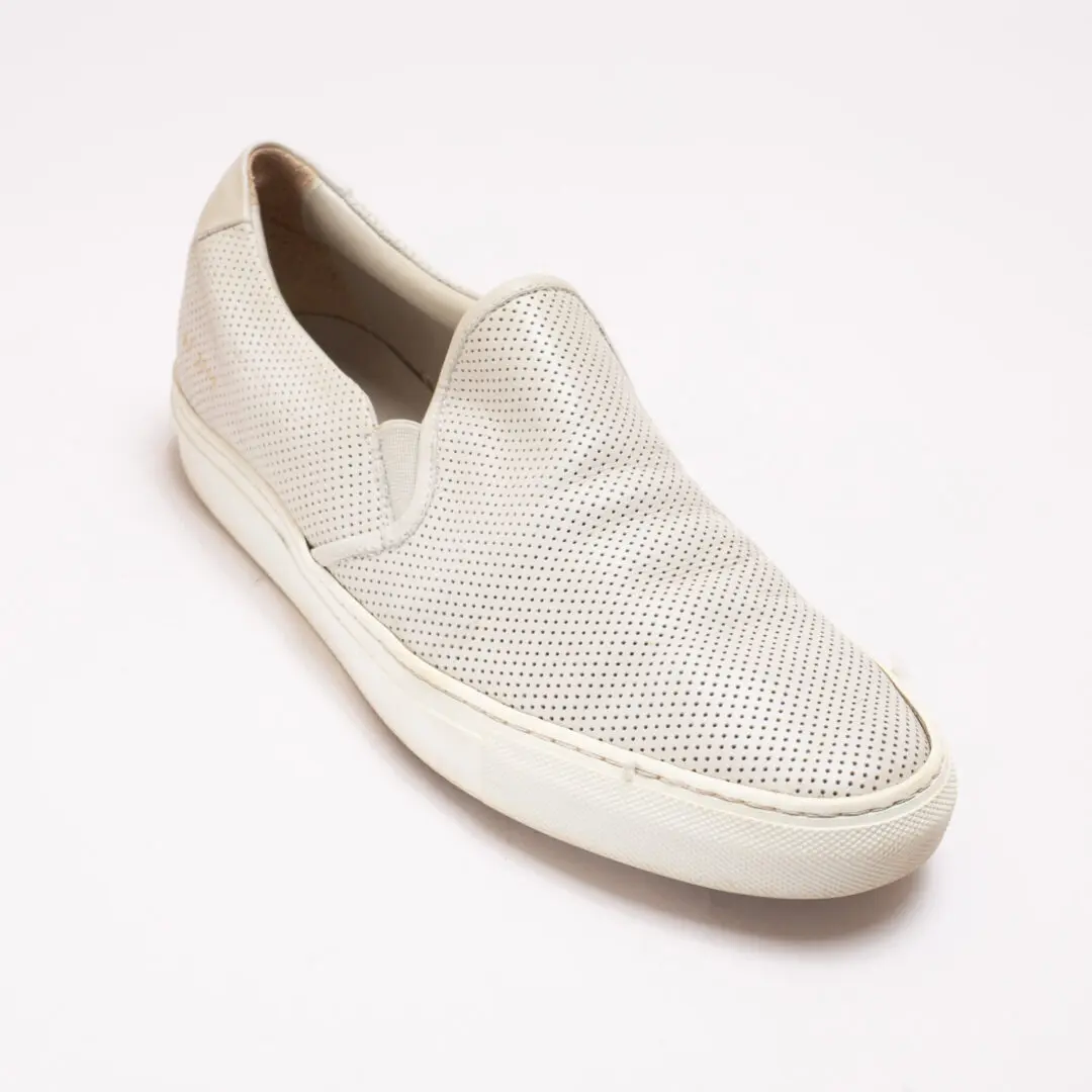 Common Projects Sneaker Size EU43 Gray Perforated Slip On Shoes