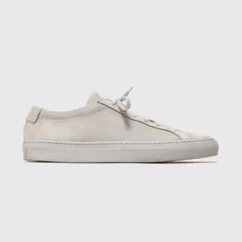 Common Projects Achilles Low Sneaker Size EU42 Gray Nubuck Shoes