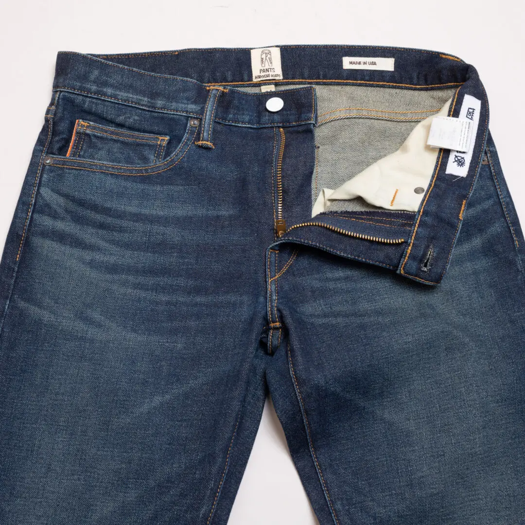 Hiroshi Kato Jean W31 L33 The Pen Slim Jett 14oz Selvedge Denim