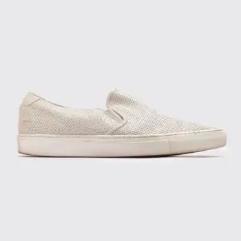 Common Projects Sneaker Size EU43 Gray Perforated Slip On Shoes