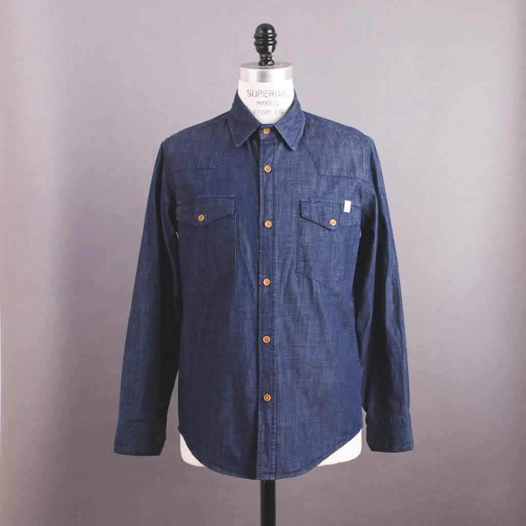 Ship John denim work shirt, Townes model