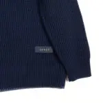 Sease Sweater Midnight Blue Size L Men Virgin Wool Crew Neck Knit