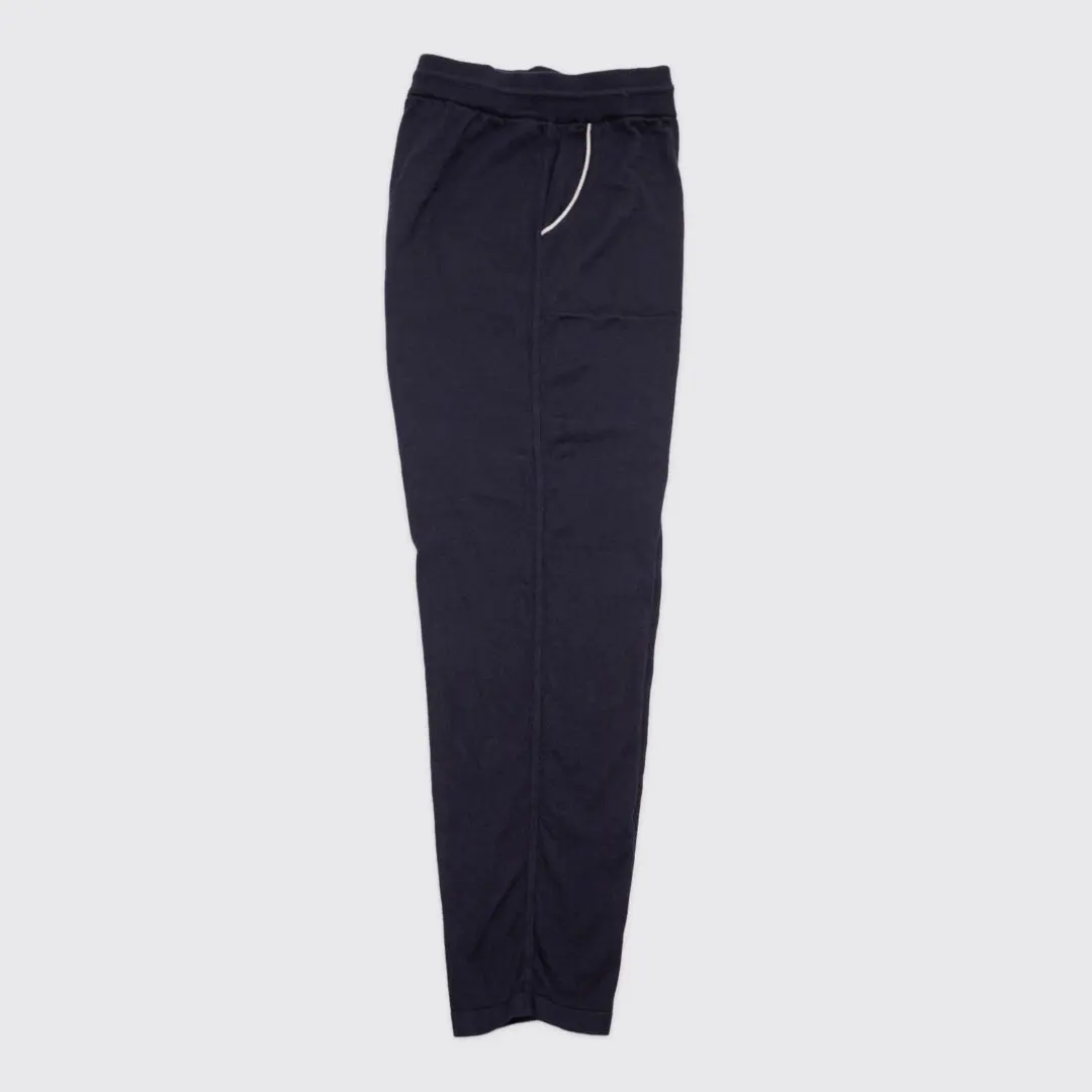 Loro Piana Tracksuit Navy Blue Cashmere Cotton Blend Full Zipper