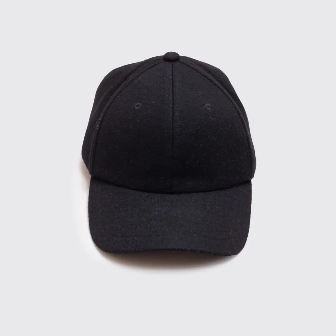 Rag & Bone Takisada Osaka Baseball Cap One Size Black Wool