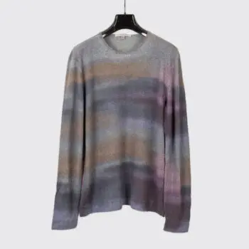 John Varvatos Artisan Size L Men Multicolor Wool Gradient Sweater 4