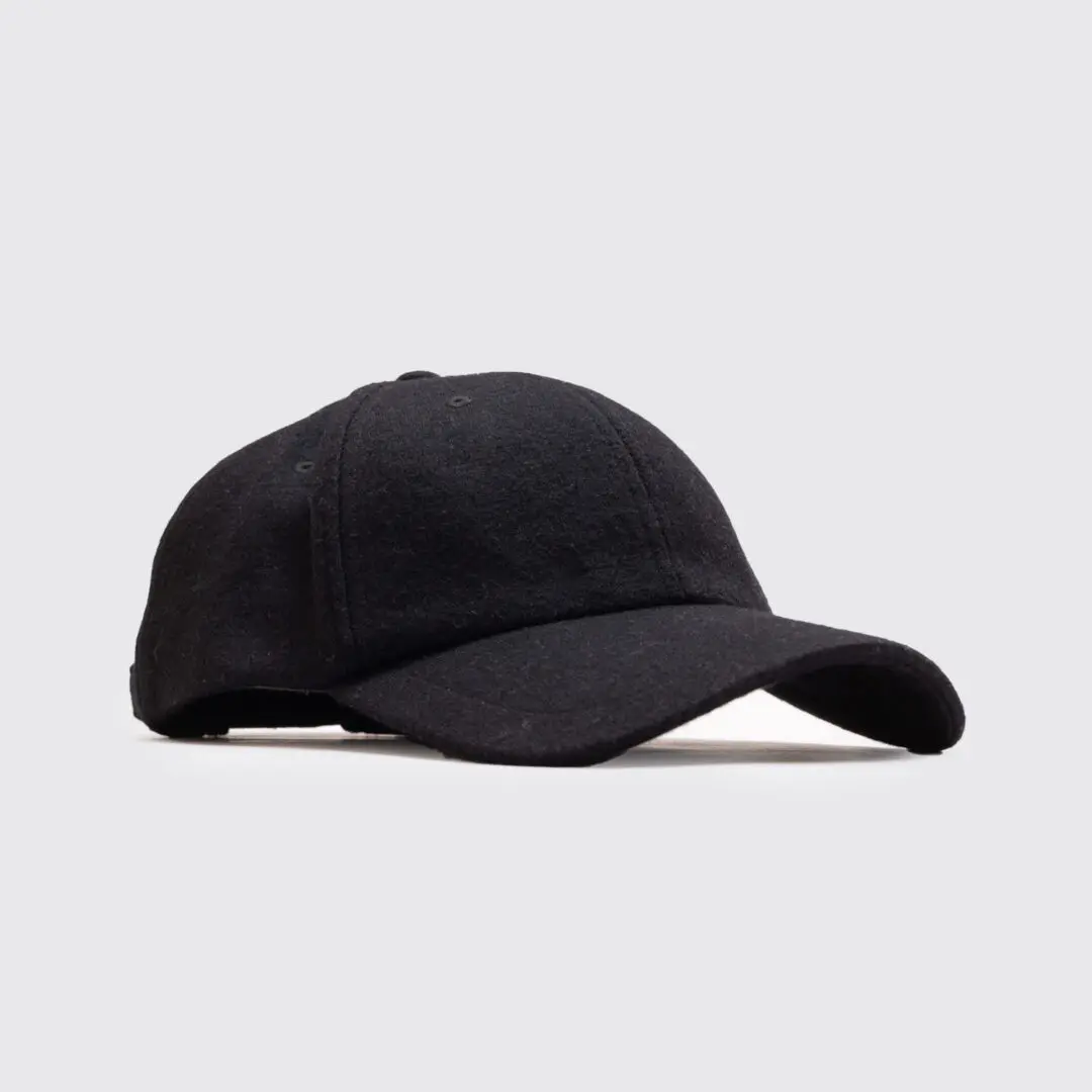 Rag & Bone Takisada Osaka Baseball Cap One Size Black Wool