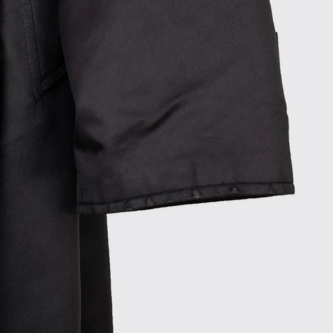 Brioni Reversible Black Cashmere Wool Dress Coat Made in Italy