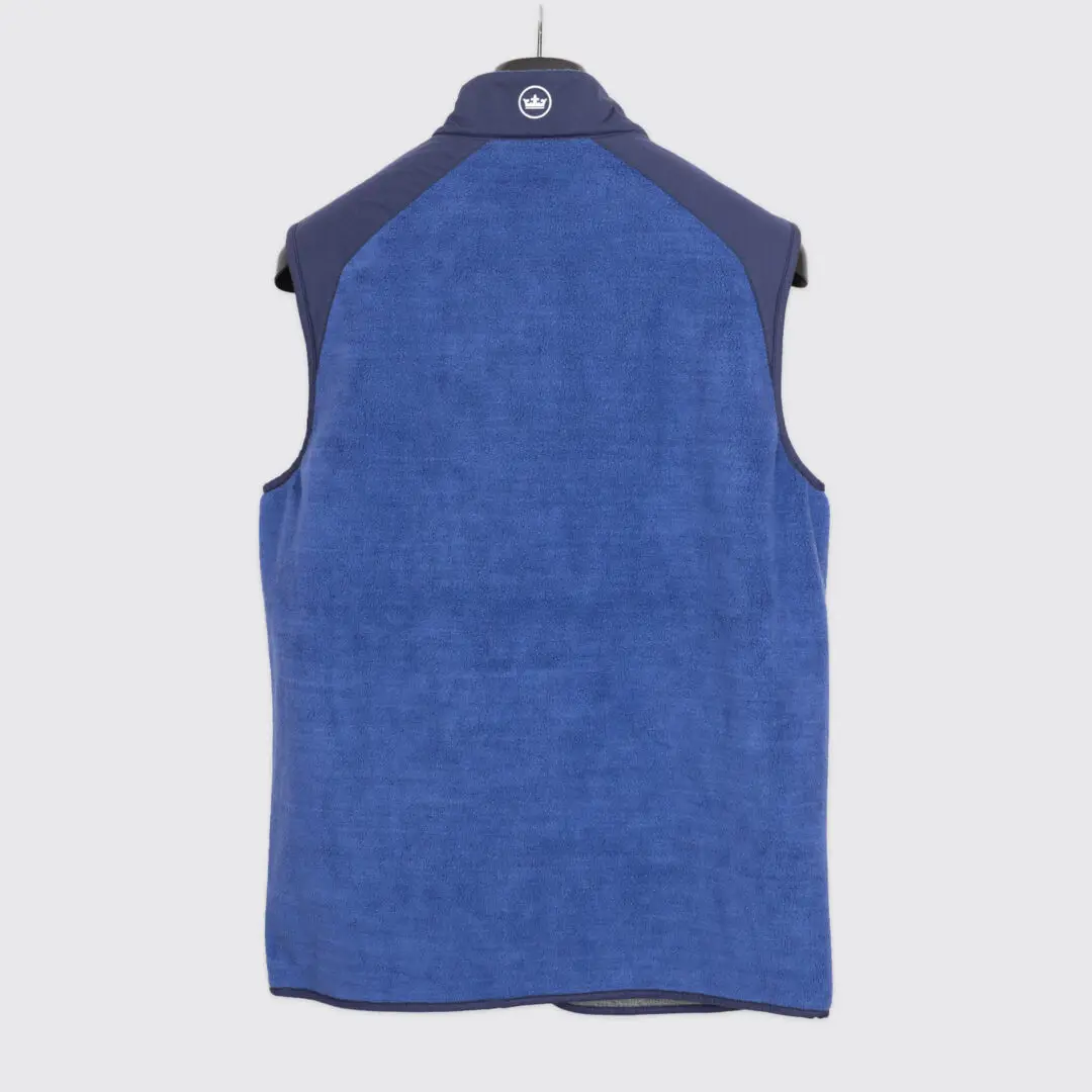 Peter Millar Size XL Fade Vest Sport Navy Blue Lightweight Fleece