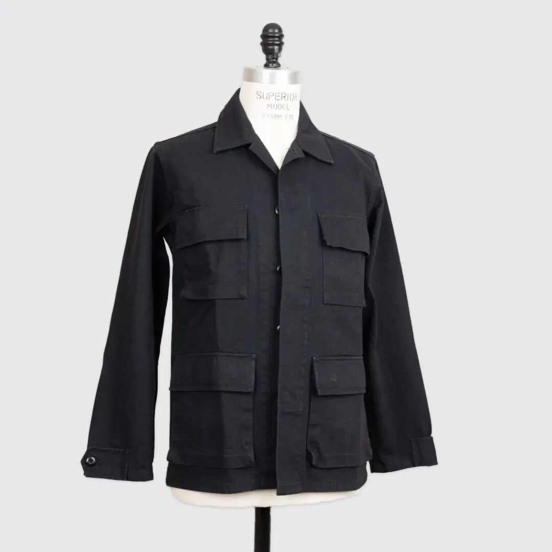 Corridor M41 Field Jacket Size XS Black Herringbone Cotton Twill