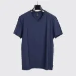 AG Adriano Goldschmied Bryce Tee Size L Deep Navy V-Neck T-Shirt