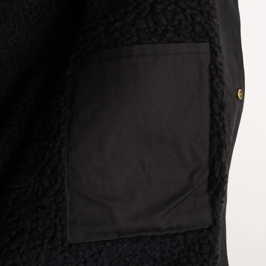 Iron Heart Chore Jacket Size S Black 7oz Oiled Cotton Made in Japan