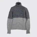 Brooks Brothers Black Fleece Sweater BB2 Gray Cashmere Rollneck