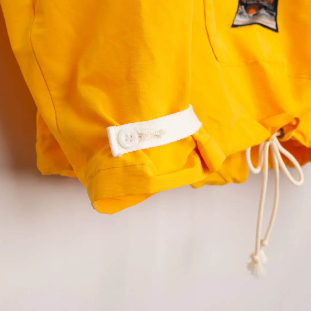 Bryceland's Foul Weather Anorak Jacket Size S Yellow Waterproof
