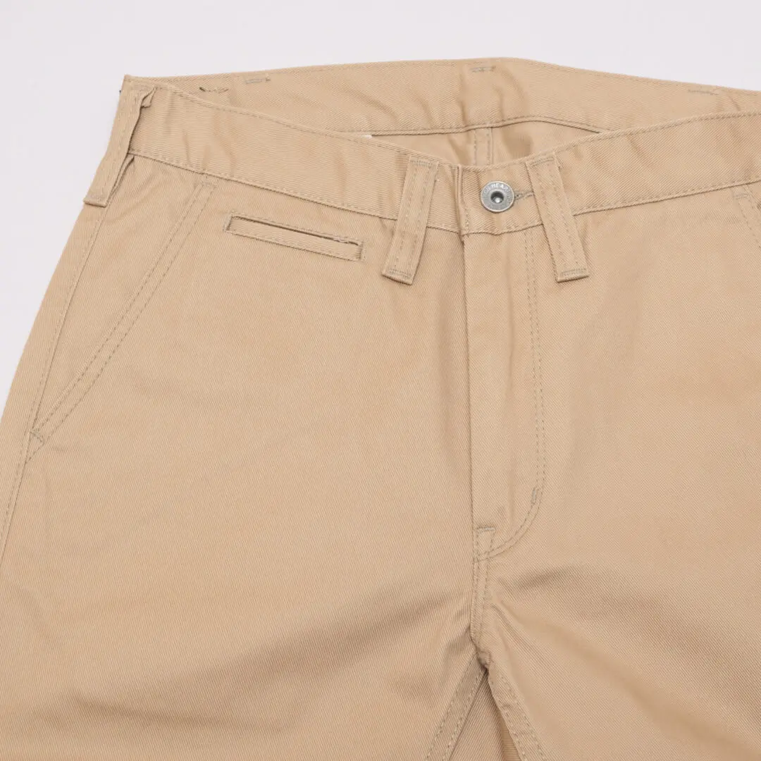 Iron Heart Pant W31 Men 9oz Slim Cotton Tapered Chino IH-721-KHA