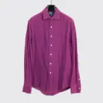 Polo Ralph Lauren Shirt XL Men Purple Corduroy Custom Fit