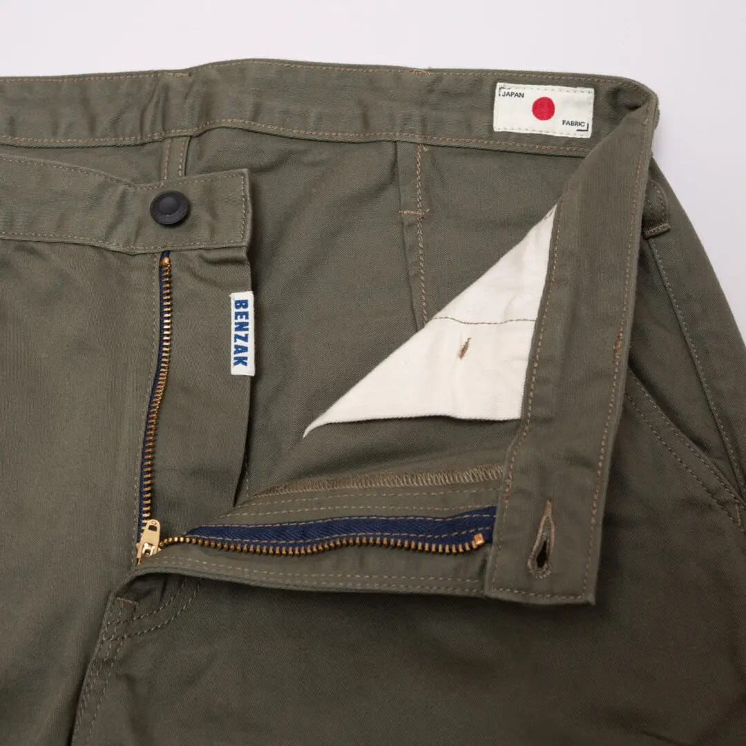 Benzak Denim Developers Pant W32 Olive Green Scout Military Chino