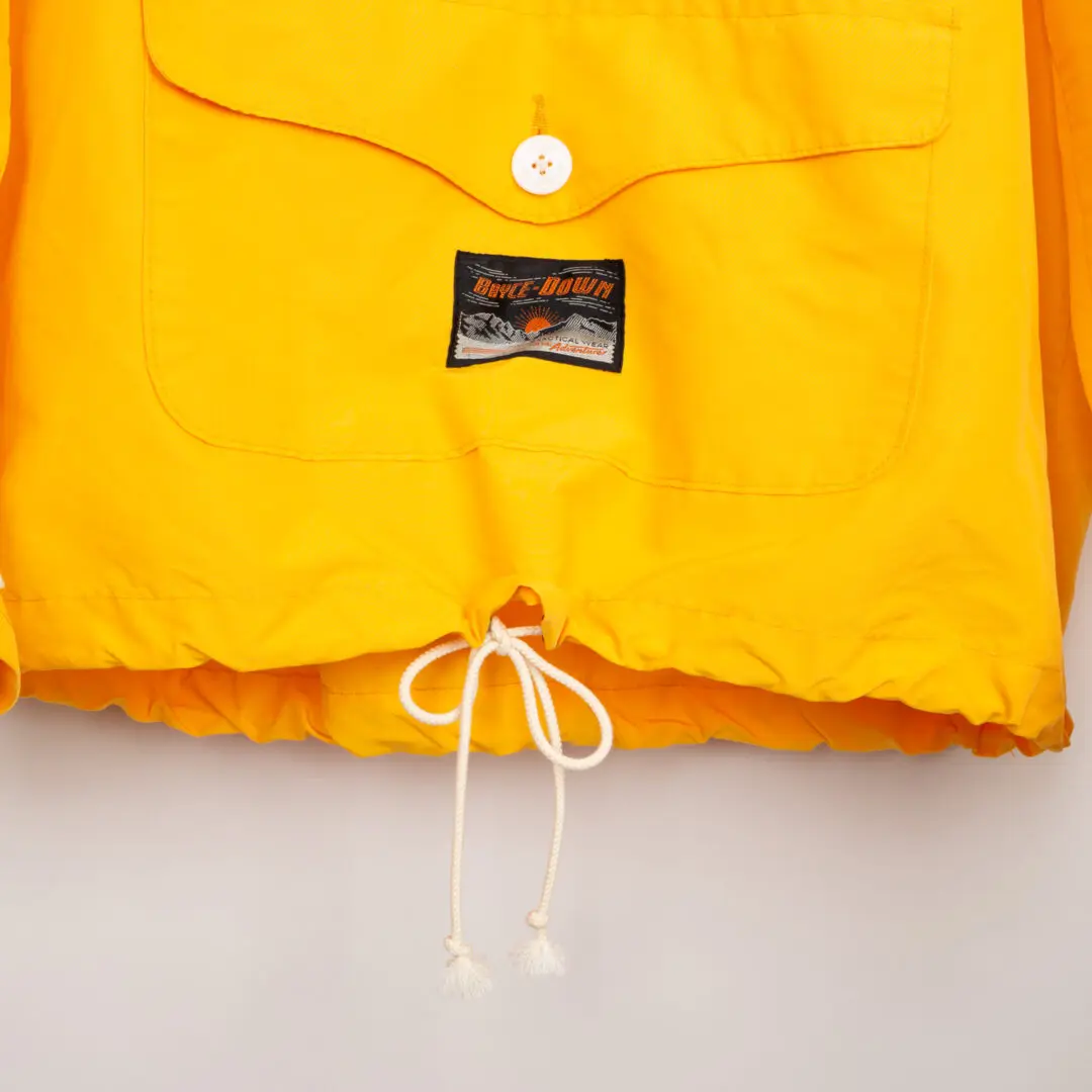Bryceland's Foul Weather Anorak Jacket Size S Yellow Waterproof