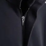 Vuori Cypress Quarter Zip Size M Pullover Sweatshirt Navy Cotton