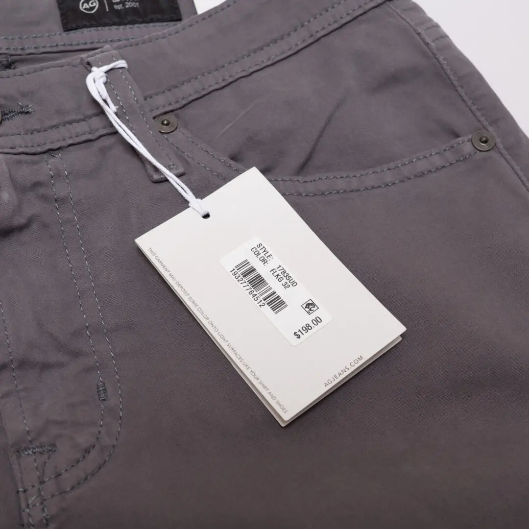 AG Adriano Goldschmied Tellis SUD Jeans W36 L34 Men Gray Slim