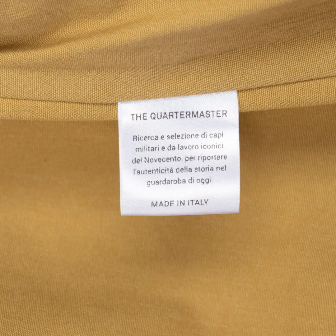 The Quartermaster Fatigue Shirt Jacket Size S Black Made in Italy