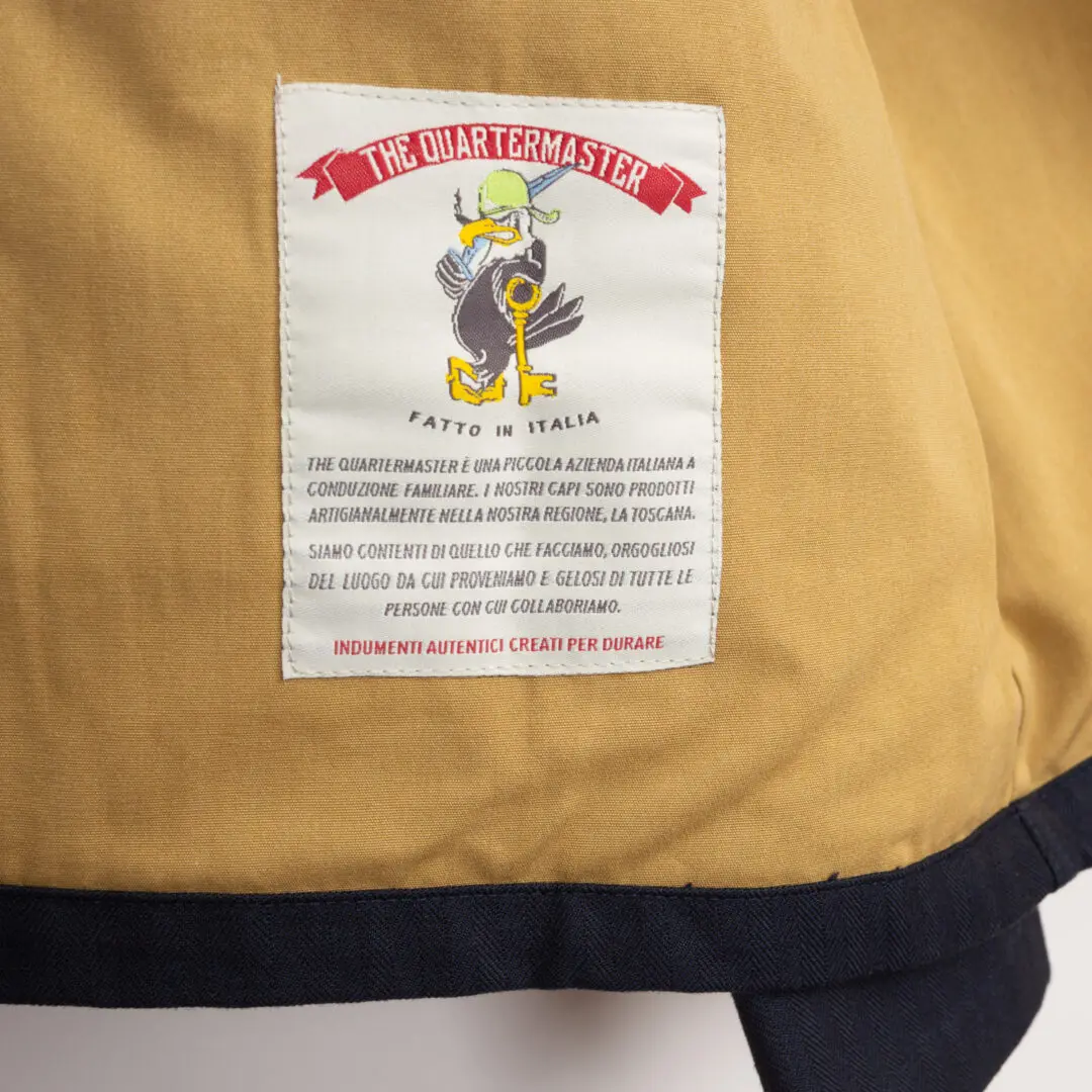 The Quartermaster Fatigue Shirt Jacket Size S Black Made in Italy