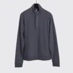 Vuori Cypress Quarter Zip Size M Pullover Sweatshirt Navy Cotton