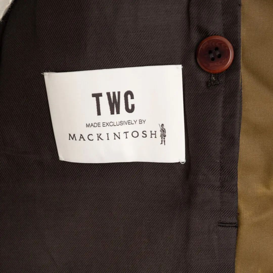 The Workers Club Size S Wax Canvas Field Jacket B. Millerain Khaki