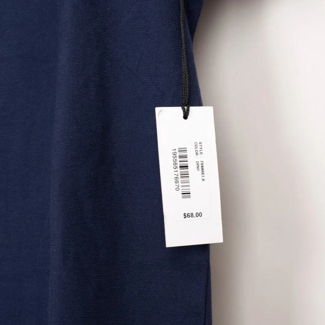 AG Adriano Goldschmied Bryce Tee Size L Deep Navy V-Neck T-Shirt