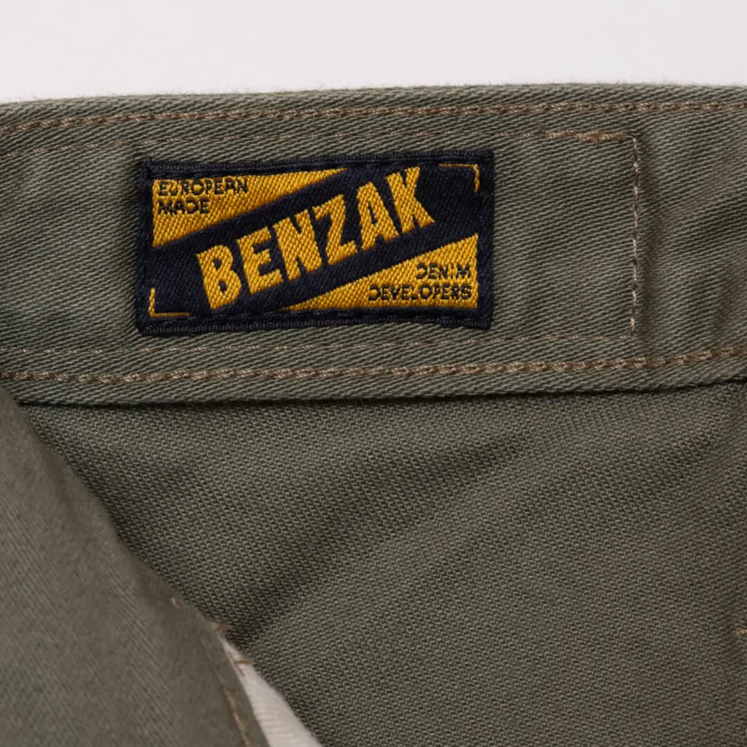 Benzak Denim Developers Pant W32 Olive Green Scout Military Chino
