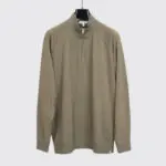 Peter Millar Size L Men Lava Wash Quarter Zip Sweatshirt Olive