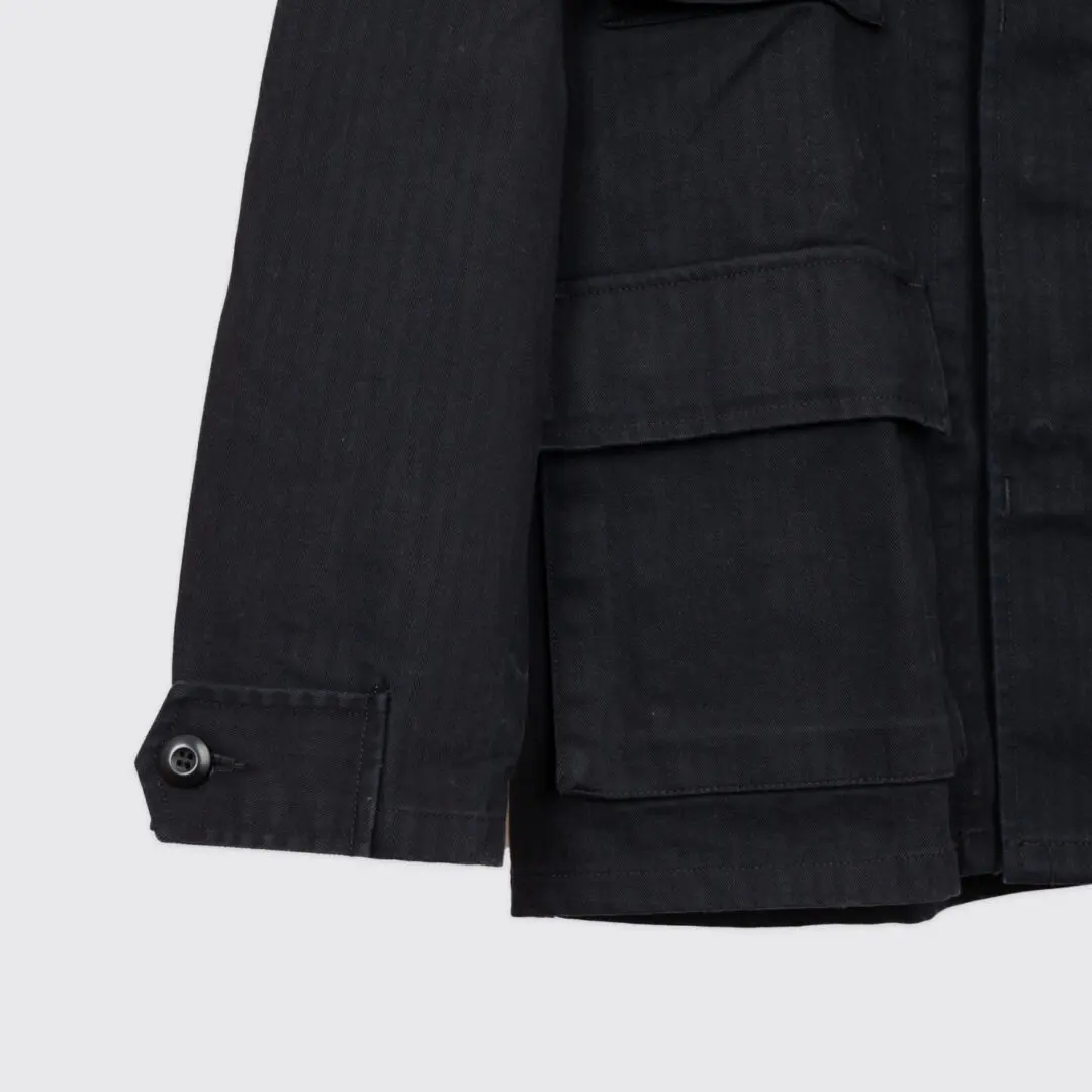 Corridor M41 Field Jacket Size XS Black Herringbone Cotton Twill
